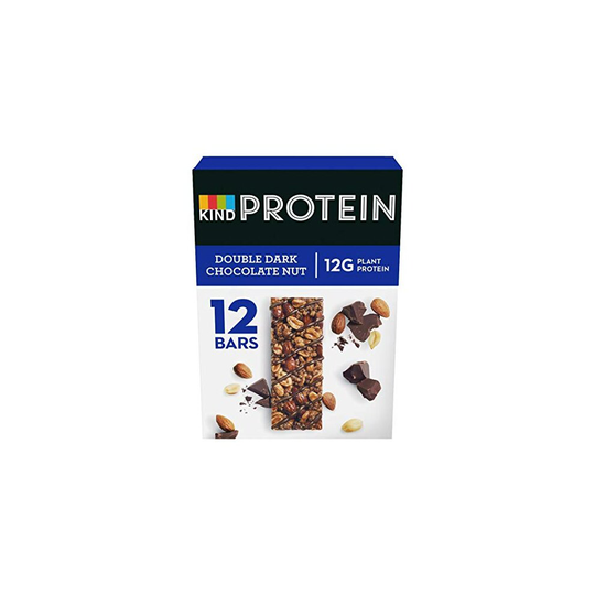 KIND® High Protein Bars, Healthy Gluten Free & Low Calorie Snacks, Double Dark Chocolate, 12 Bars