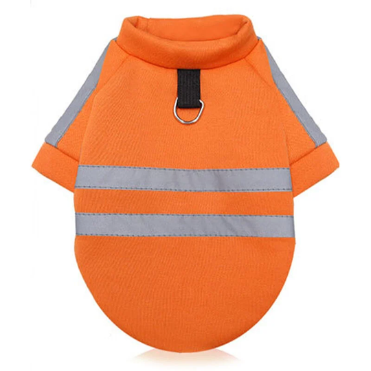 Dog Reflective Clothes Dog Pullover Pet Clothes with Leash Hole for Small Medium Large Dogs Pets