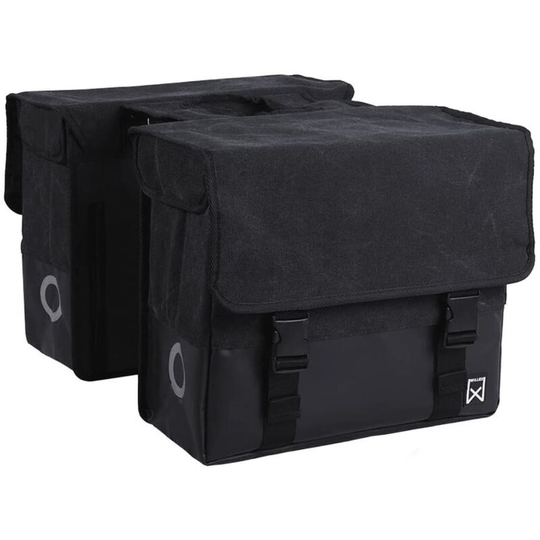 Willex - Bicycle Panniers 57 l Black and Matt Black Black