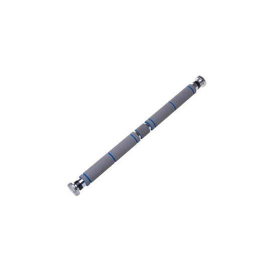 (Grey) Chin Up Pull Up Horizontal Bar Adjustable Doorway Pole Home Gym Workout