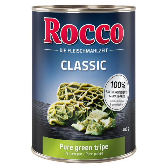 Rocco Classic Saver Pack 24 x 400g - Pure Green Tripe