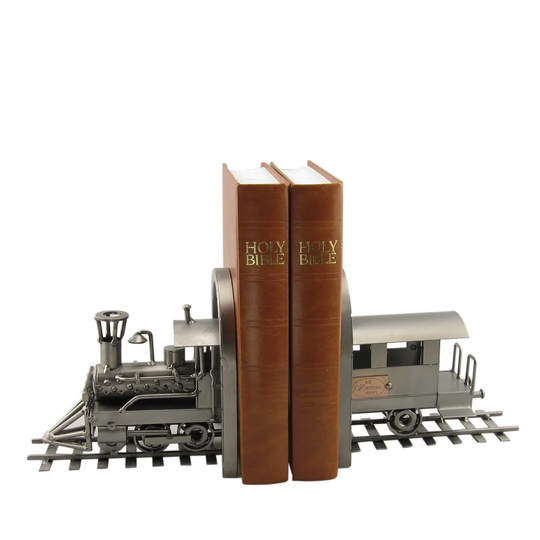 Locomotive Screw Man Bookends
