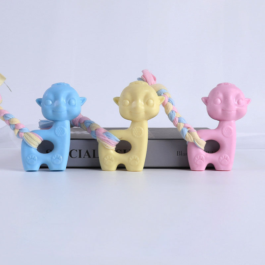 Puppy Chew Toys, 3 Pcs Dog Teething Chewing Toy Set ,Interactive Pet Toys Gift chick - Muff