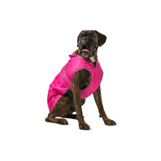 Stormguard Hi-Viz Dog Coat [btp] (Small) (Pink) - Pink - Ancol