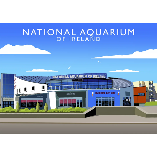 National Aquarium Ireland by Richard O'Neil - Graphic Art Print on Paper