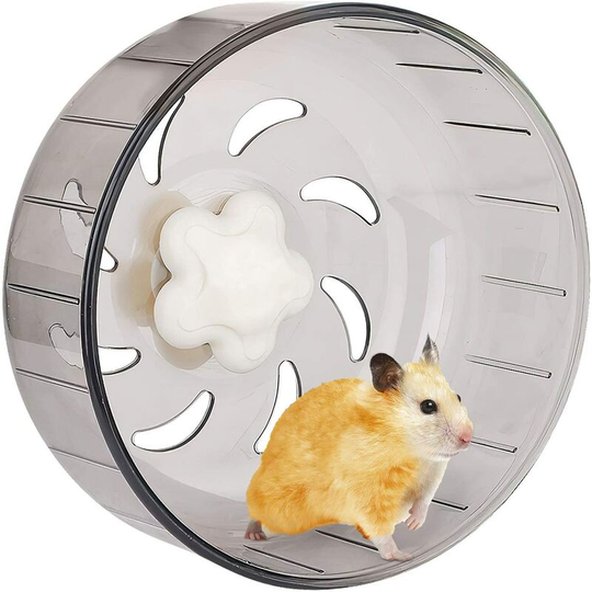 Hamster Running Wheel, 13cm Super Quiet Acrylic Plastic for Small Pets (13CM)