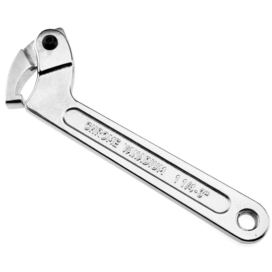 32-76mm 1.1/4-3" Adjustable Hook Wrench C Spanner kit Motorcycle Suspension