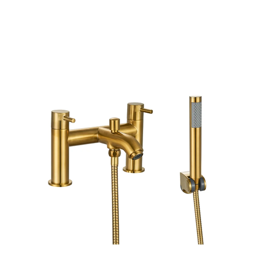 Ottone Deck Mounted Bath Shower Mixer