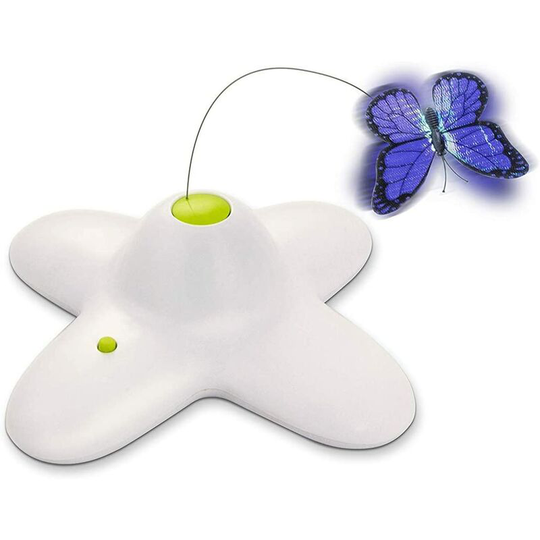 Interactive Flutter Bug Cat Butterfly Toy With Two Replacements Flashing Butterflies Toys