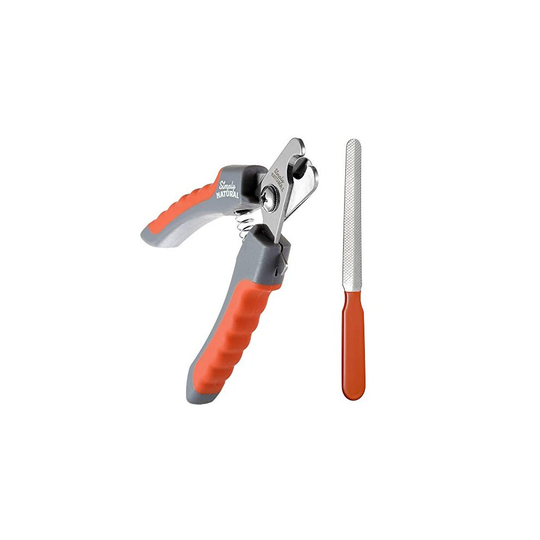 Pet Nail Clippers by Simply Natural Stay-Sharp Pet Nail Clippers for Dogs Cats Birds and Rodents and All Claw Sizes with a 14cm Pet Nail File f