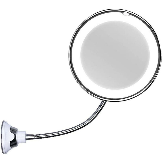 With Led Light And Gooseneck Makeup Mirror, Lock Suction Type Thsinde m