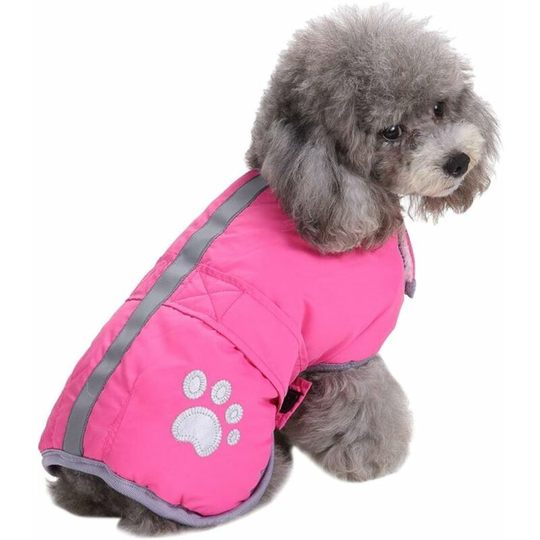 Loft Cold Weather Dog Coats Reversible Winter Fleece Dog Jacket Waterproof Pet Jacket Available in Large