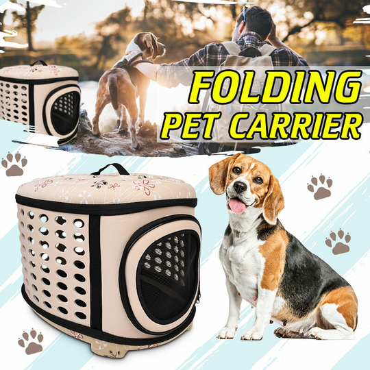 For Cat Dog Puppy Guinea Pig Hamster Foldable Breathable] Mini/Small/Medium/Large Portable Pet Handbag Shoulder Bag Travel Bag 3 Colors (Beige, Large)