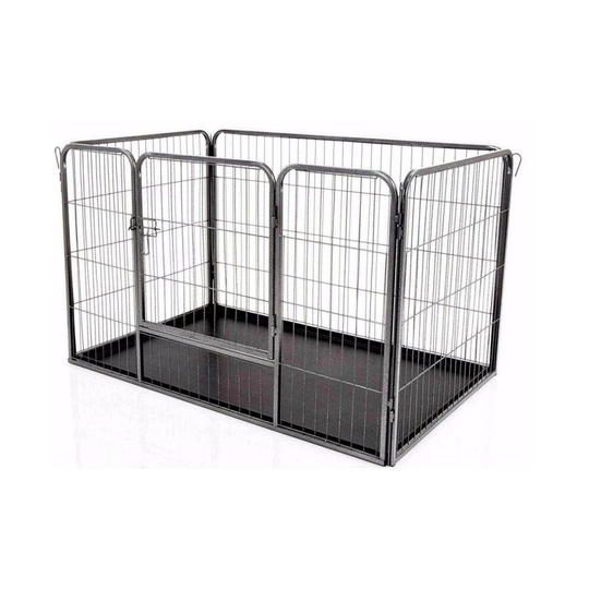 6-Panel Portable Dog Playpen | Foldable Dog Crate