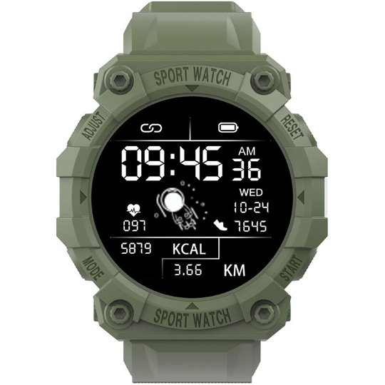 Superseller - FD68S 1.44in Intelligent Watch Sports Smartwatch Heart Rate Sleep Monitoring Sedentary Remind Wristband, Green - Green