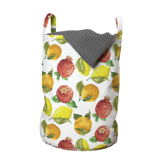 Vitamin C of Seasonal Orange Pomegranate Lemon Laundry Bag
