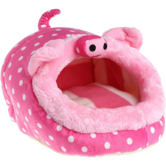 Hamster Bed House Winter Winter Warm Sleep Pad Cage Hammock for Squirrel Hedgehog Little Rat Rat - Pink Pig3 l