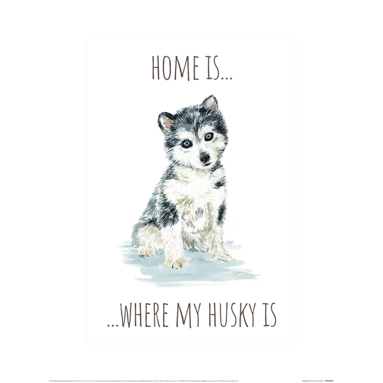 Husky by - Unframed Art Prints