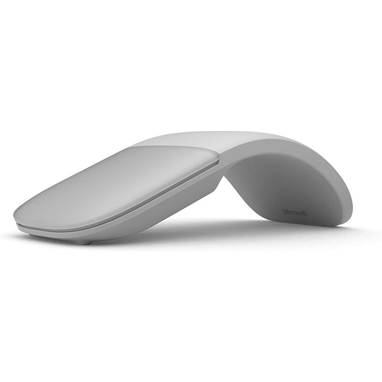 Mouse - Bluetooth mouse (thin, light, portable, tactile) - Platinum/grey 131.2x55x14.5mm