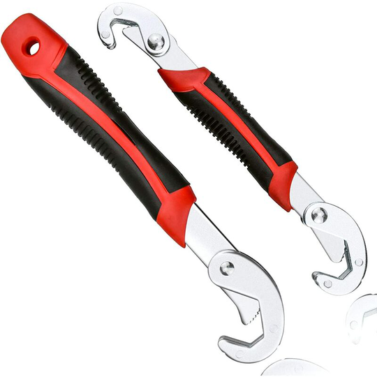 Universal Wrench, 2 Piece Adjustable Wrench Kit, Multi-Function Adjustable Wrench Nut Clamp 6-32 mm