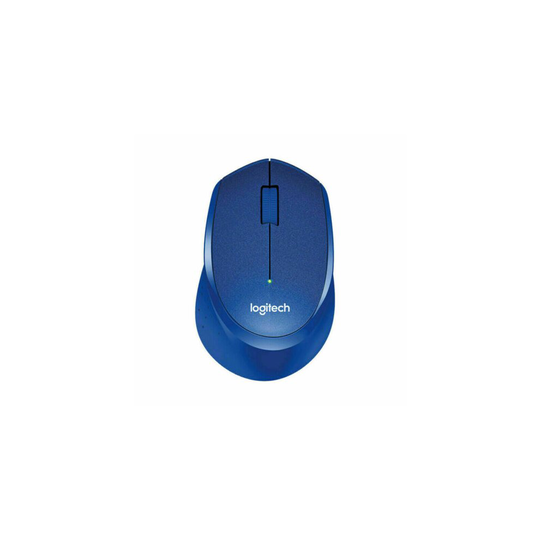 (Blue) Logitech M330 Silent Plus Wireless Mouse For Pc