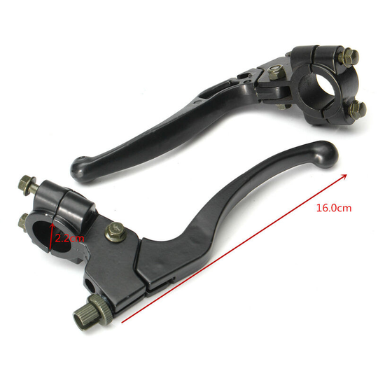 Pair Universial 7/8'' 22mm Brake & Clutch Lever for Honda for Yamaha Pit Bike