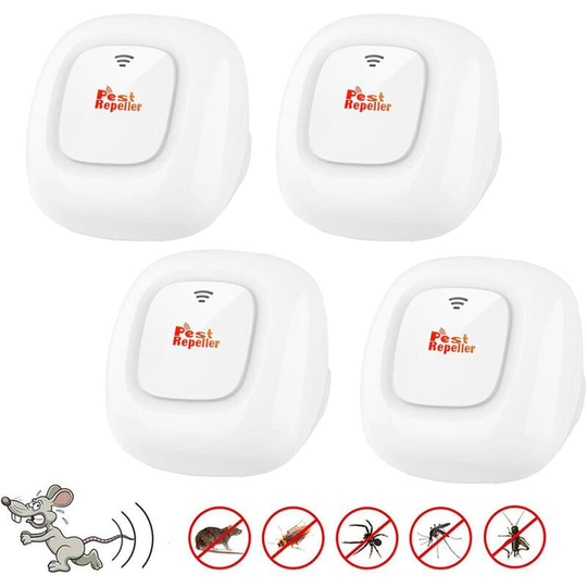 Deckon - Ultrasonic Mouse Repellent, Ultrasonic Mosquito Repellent, Ultrasonic Mice And Rats Ultrasonic Mouse Killer Device, Repels Cockroaches,
