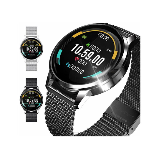 Lifcausal - Smart Watch Fit for iOS Android, IP67 Waterproof Fitness Watch Activity Tracker with Heart Rate Monitor Blood Pressure Monitor, Wearable