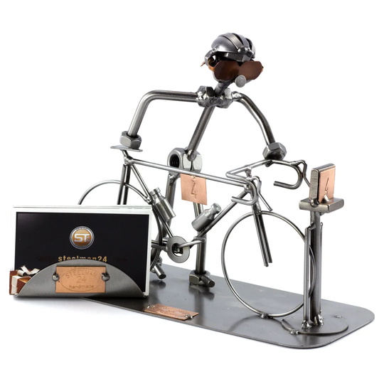 Triathlon Screw Man Place Card Holder