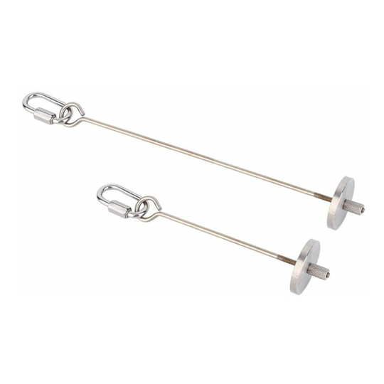 Bird Skewer, 2 Pieces Parrot Skewer, Parrot Fruit Tool, for Bird Cage Accessories Tool (Stainless Steel)