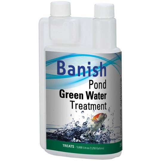 Industrial Leisure - Banish Pond Greenwater Treatment 250ml - Treats 5688 Litres