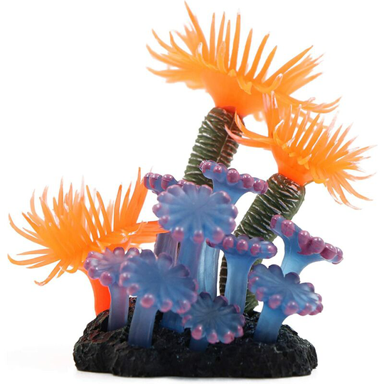 Benobby Kids - Aquarium Decor Aquatic Plants Artificial Coral Ornament Silicone Plants Fish Tank Plant Fake Fish Tank Decoration Landscape