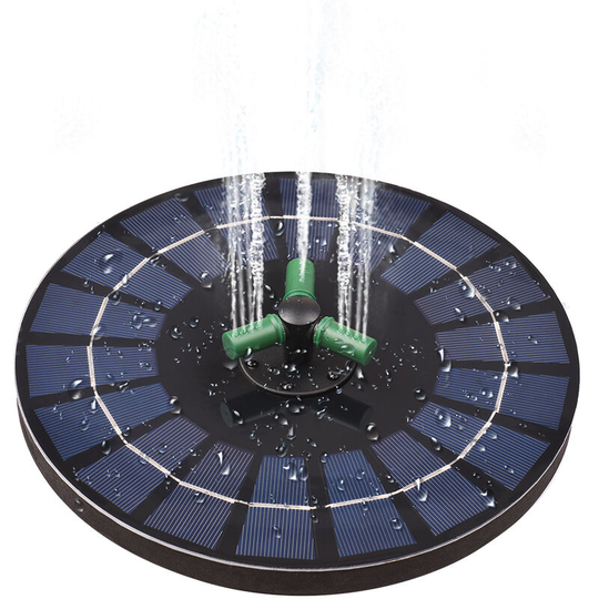 6W Colorful Solar Fountain Pump With 360°Rotatable Nozzle RGB LED Light Solar Water Pump