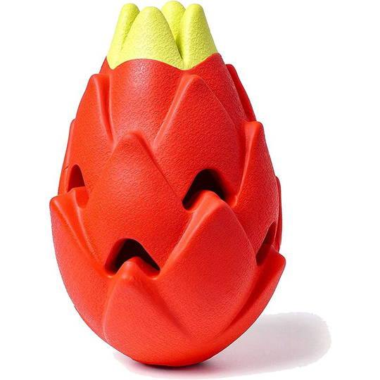 Pitaya Dog Chew Toy Sturdy and Durable Non-Toxic Dog Toothbrush Toy Dental Pet Toys for Small, Medium and Large Size Dogs