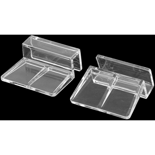 Plastic House Fishbowl Aquarium Fish Ground Holder Glass Clip Holder 4pcs
