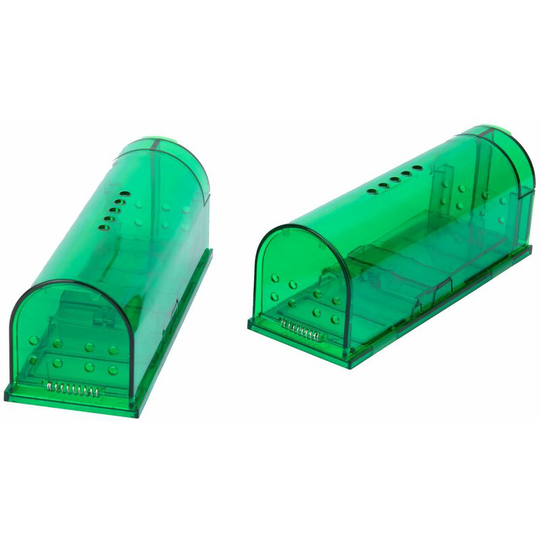 2X Live Mouse Trap - Mouse and Small Rat Catcher Set - Mousetrap Captures Small Rodents Without Killing - for Home and Garden