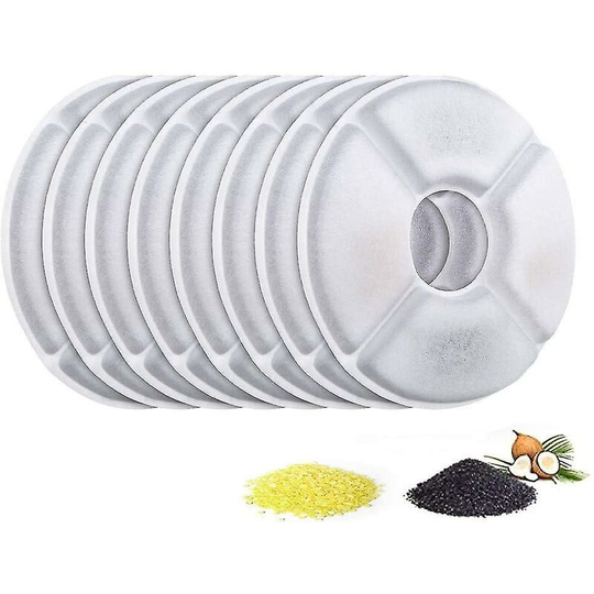 8pcs Pet Cat Water Fountain Filter Fountains Replacement Filter