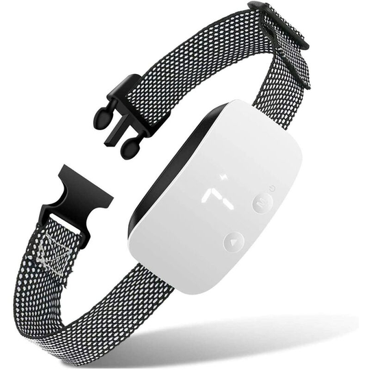 Dog training collar, automatic training collar with sound / vibration / shock modes, 5 sensitivity levels, rechargeable and waterproof for dogs of