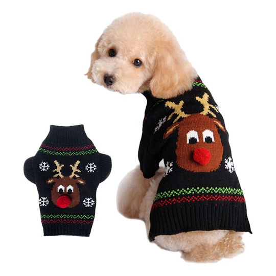 Warm Sweater for Dog and Cat Christmas Costume Halloween Costume Warm Knitting Jacket Winter Clothes