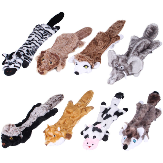 Sun Flowergb - Squeaky Dog Toys Without Stuffing, 8 Pack Squeaky Dog Toys for Small Dogs Durable Dog Chew Toys Stuffed Animals Cute Natural Puppy