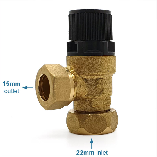 Reliance - 6 Bar Offset Nut Metal Expansion Pressure Relief Valve 95607030