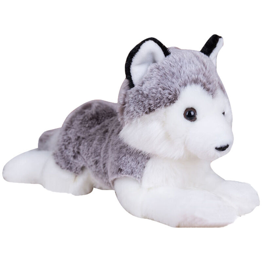 Simulation husky puppies, husky dolls, plush dolls, husky stuffed animals, holiday gifts