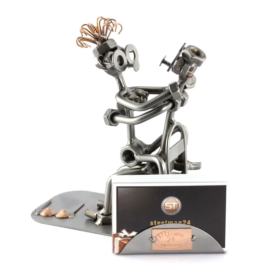 Love Chair Screw Man Place Card Holder