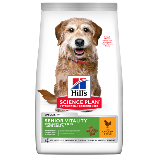 Hill's Science Plan Mature Adult Senior Vitality 7+ Small & Mini with Chicken - 6kg
