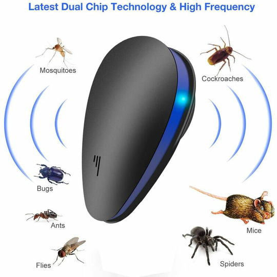 Flkwoh - Ultrasonic Mice and Rats Set Of 4, Ultrasonic Mice Repellent, Ultrasonic Mosquito Repellent, Ultrasonic Mice and Rats Ultrasonic Mouse