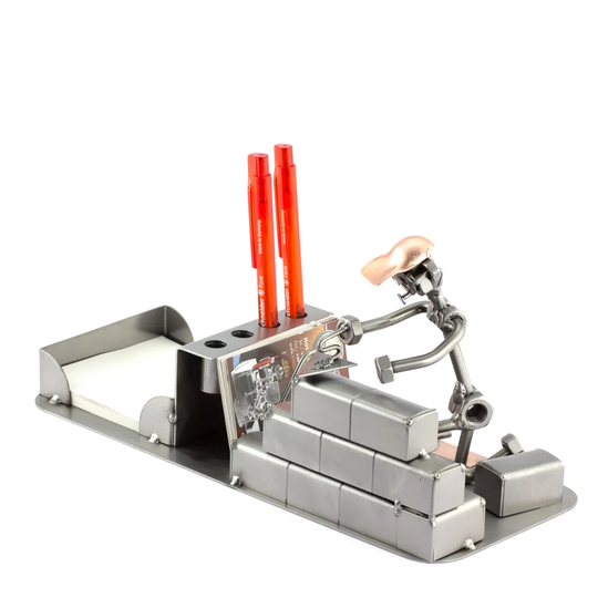 Pontius Bricklayer Office Screw Man Desk Organiser