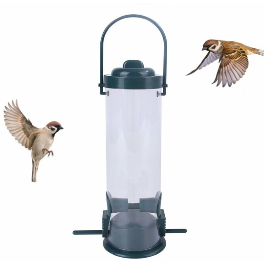Bird feeder Food distributor for birds, bird food distributor, ecological feeder for wild birds in pvc