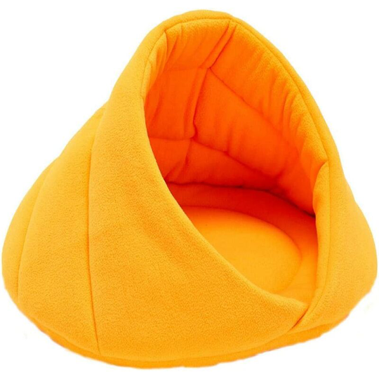 Cat Kennel Dog Bed Plush Sleeping Bag, Semi-Closed Cat Nest, Dog Bed Warm Pet Basket