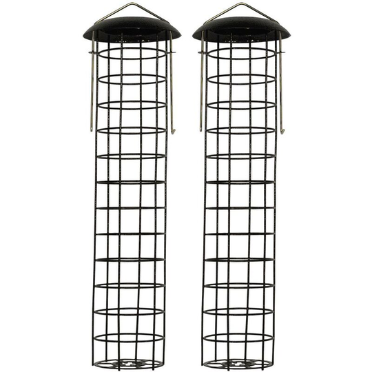 Large Hanging Fatball Bird Feeders For Selections Feeding Stations (Set of 2)