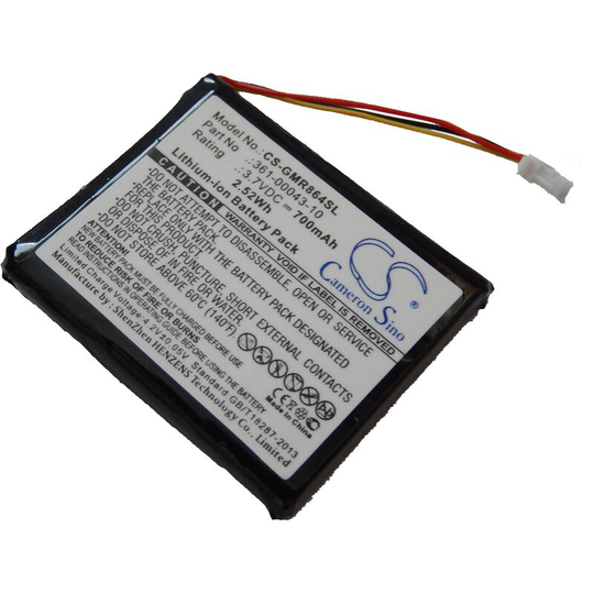 Battery compatible with Garmin Pro Control 2 Dog Collar Trainer (700mAh, 3.7V, Li-Ion) - Vhbw